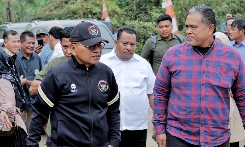 Pembangunan Jalan Rabat Beton Selesai, Masyarakat 3 Nagori di Kecamatan Ujung Padang Gelar Syukuran