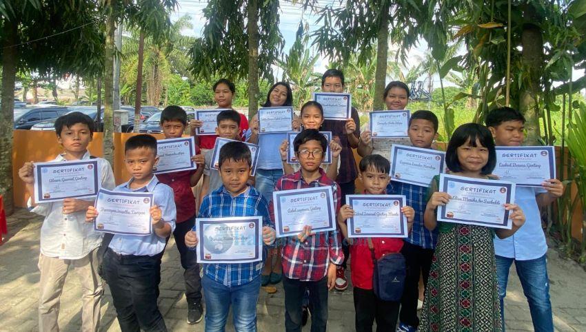 15 Anak KAKR GBKP Kemenangan Tani Tuntaskan Bible Reading 2025