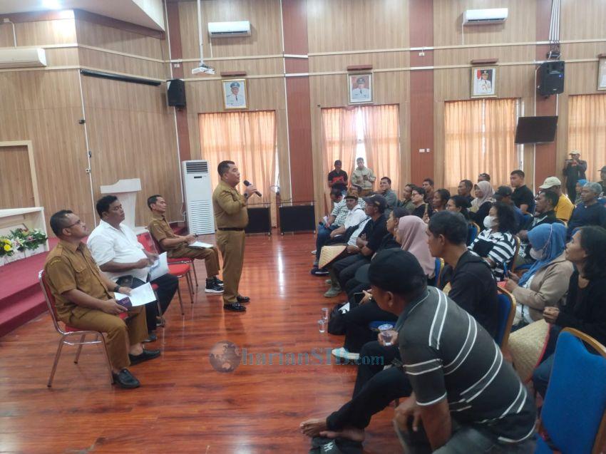 Datangi Kantor Bupati Simalungun, Puluhan Petani Nagori Purba Sari Minta Dilibatkan Kelola Eks Lahan Goodyear