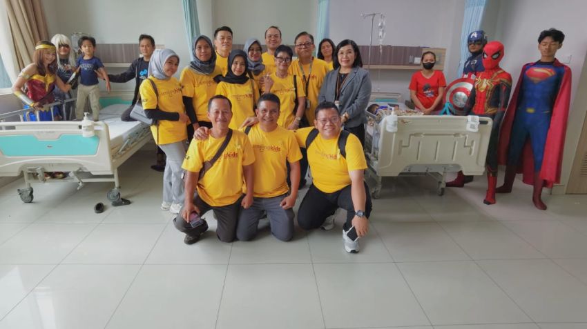 Hari Kanker Anak Sedunia: Smilingkids Foundation Aksi Nyata di Rumah Sakit Murni Teguh