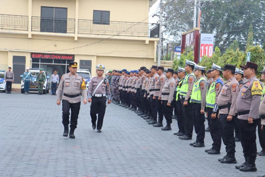 Sambut Idul Fitri 1447 H, Polres Tanjungbalai Gelar Pasukan Operasi Keselamatan Toba 2026
