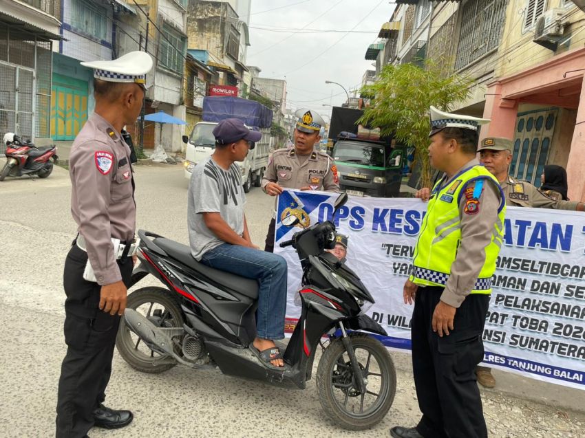 Satlantas Polres Tanjungbalai Bersama Dishub Dan Satpol PP Gelar Penyuluhan