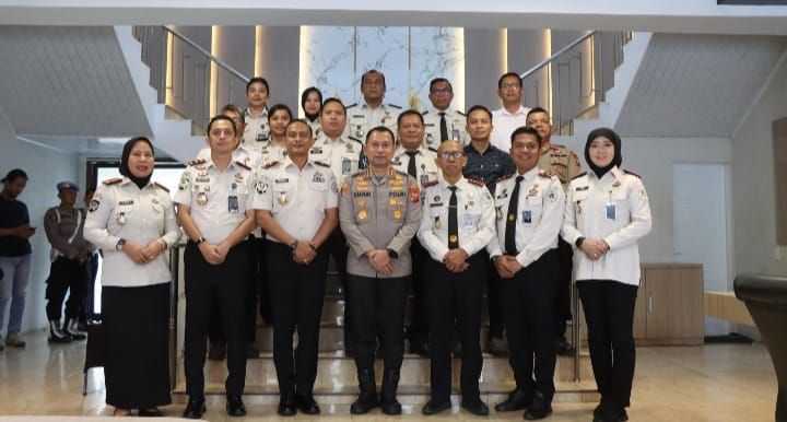 Kalapas Kelas I Medan dengan Kapolrestabes Medan Perkuat Sinergitas Keamanan