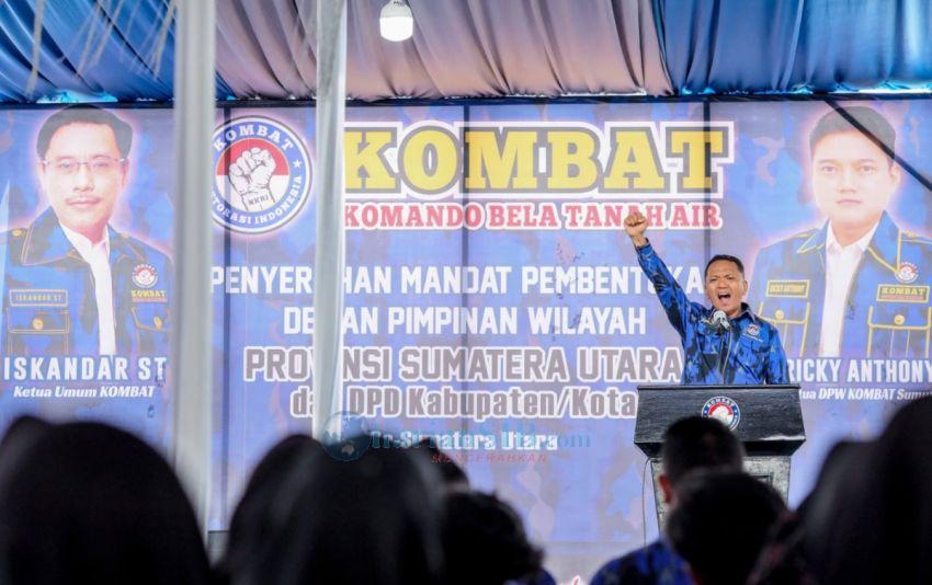 Kombat Medan Apresiasi 100 Hari Kinerja Kapolrestabes Medan Kombes Jean Calvijn Simanjuntak