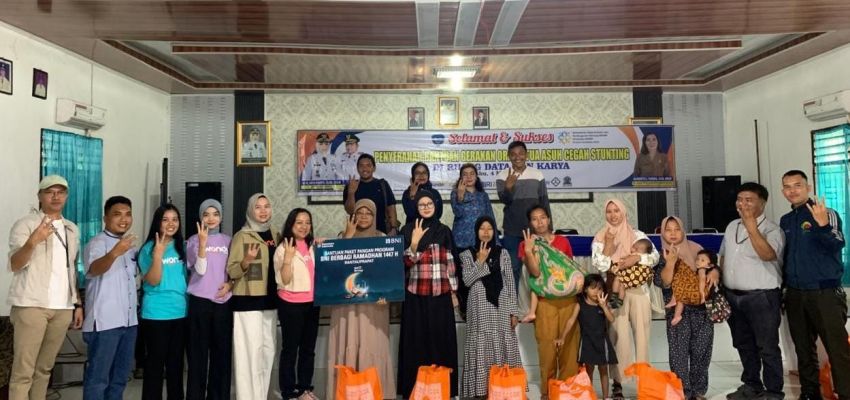 BNI Berbagi Ramadan, Salurkan Paket Pangan di Bilah Hulu