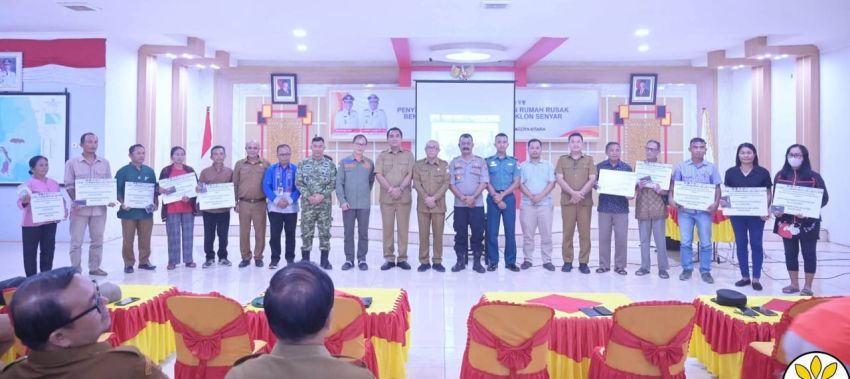 BNPB Kucurkan Rp1,5 Miliar, 91 Rumah Warga Nisel Diperbaiki