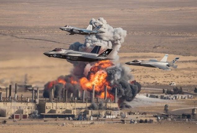 Teheran Diguncang! 80 Jet Tempur Israel Serang Pusat Militer Iran