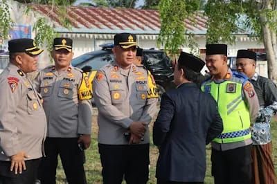 Kapolres Batubara Cek Pengamanan Sholat Idulfitri Muhammadiyah