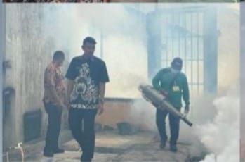 Cegah DBD, Lapas Labuhan Ruku Laksanakan Fogging