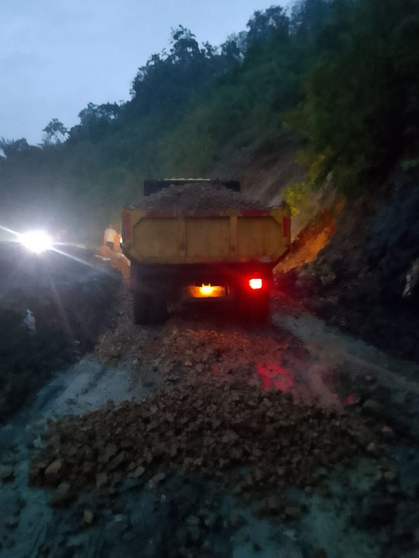 Sering Longsor, UPTD BMCK Gunung Tua Usulkan Perbaikan Permanen Jalinsum Uluaer