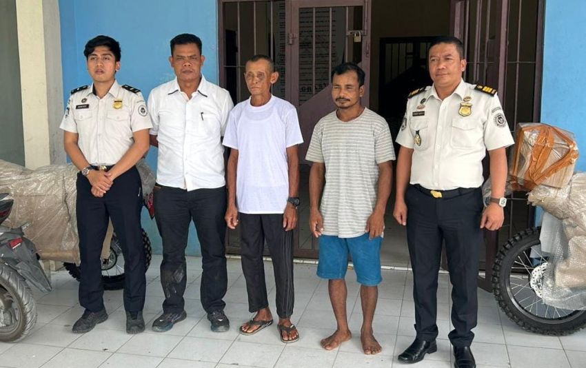 Polsek Kualuh Hilir Serahkan 2 WNA Asal Myanmar ke Imigrasi Tanjungbalai Asahan