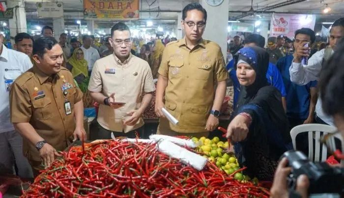 BI dan Pemko Medan Sidak Pasar, Pastikan Harga Bahan Pokok Stabil Jelang Lebaran