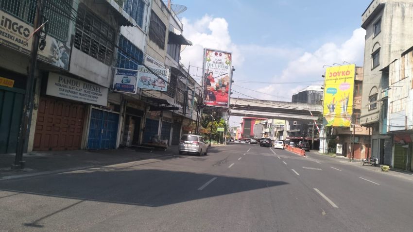 H+3 Lebaran, Jalanan di Medan Masih Lengang
