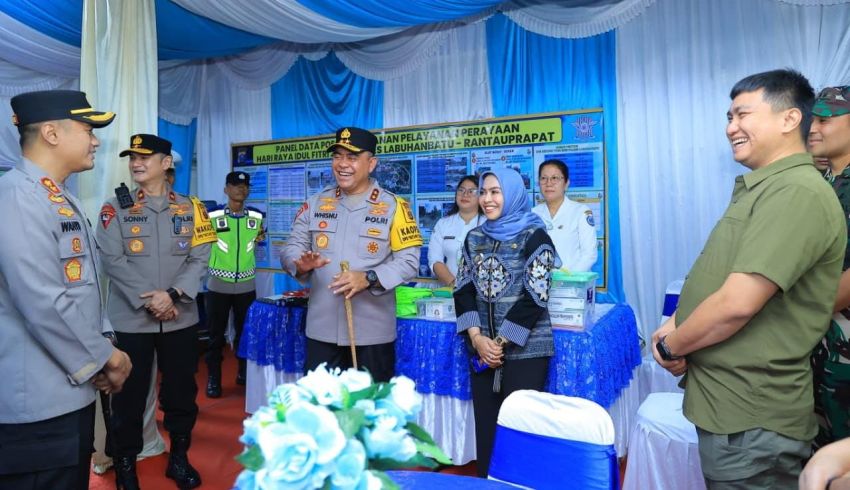 Kapolda Sumut Pantau Arus Mudik di Rantauprapat, Cek Kesiapan Pospam