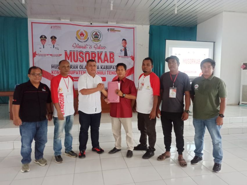 Thomson Pasaribu Pimpin KONI Tapteng, Ajak Seluruh Cabor Kolaborasi