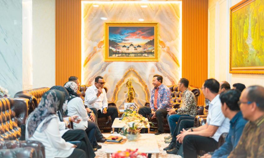 PLN UIP Sumbagut Perkuat Sinergi dengan Kejati Aceh Percepat Pembangunan Tower Transmisi