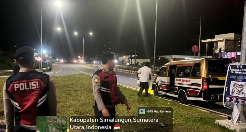 Tim Blue Light Polres Simalungun Sisir Titik Rawan Aksi Premanisme