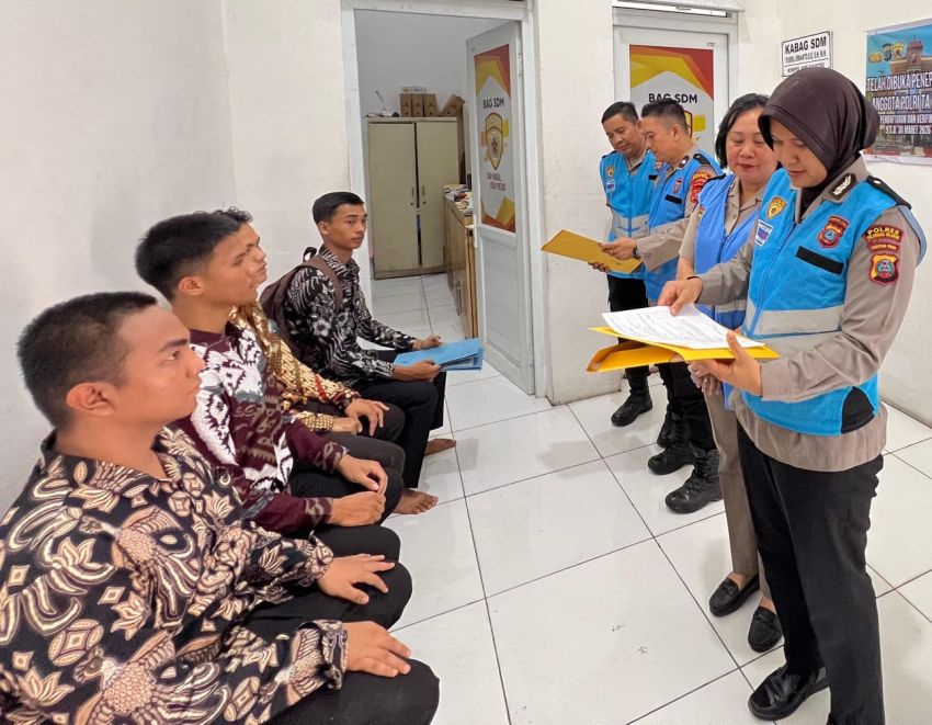 Polres Belawan Laksanakan Tahapan Seleksi Penerimaan Anggota Polri