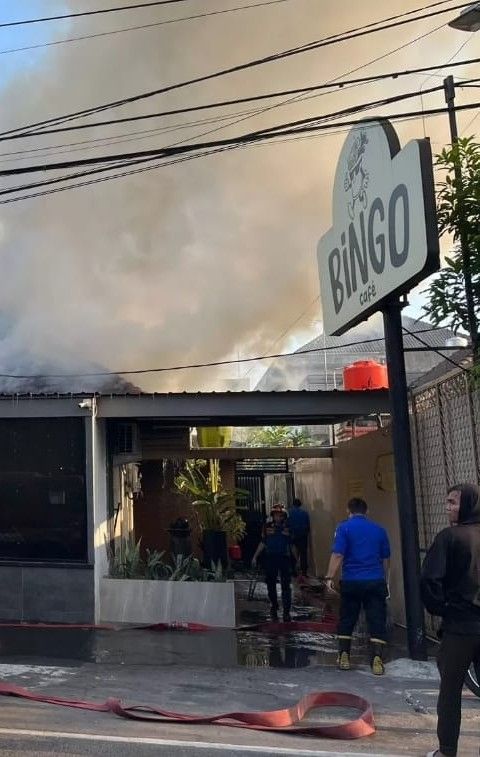 Bingo Cafe di Medan Baru Terbakar