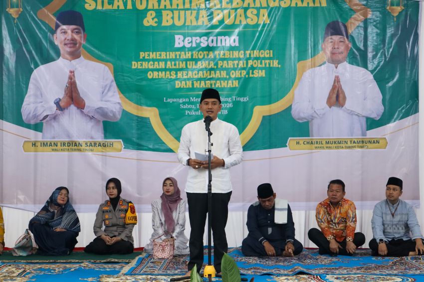 Silaturahim Kebangsaan dan Buka Puasa Bersama, Pemko Tebingtinggi Perkuat Kerukunan Antar Umat Beragama
