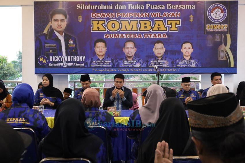 DPW Kombat Sumut Buka Puasa Bersama dan Beri Santunan kepada Anak Yatim di Langkat