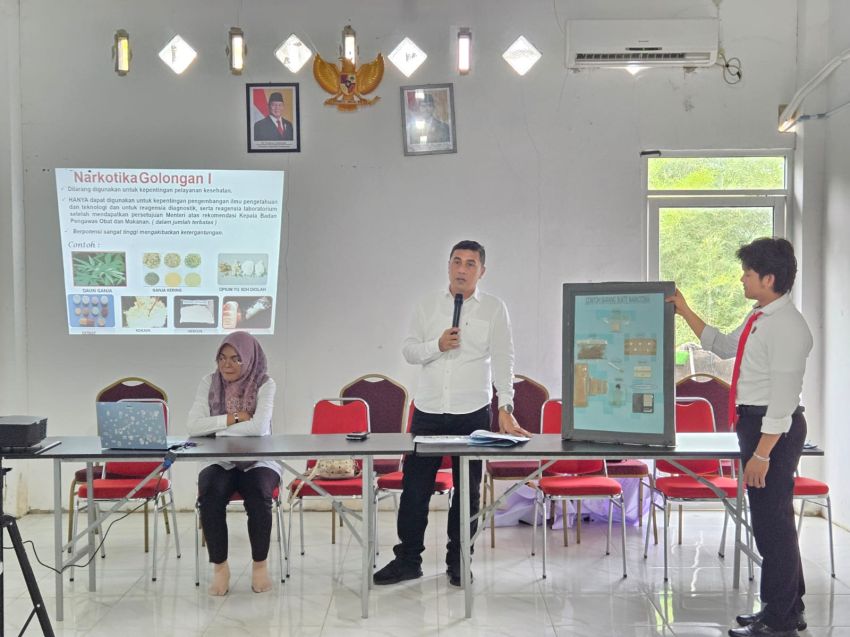 Kasat Resnarkoba Polres Sibolga Sosialisasi Bahaya Narkoba di Kalangan Mahasiswa
