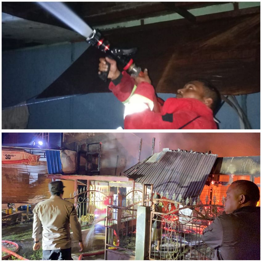 Dua Rumah Petani Hangus di Pahae Julu Taput