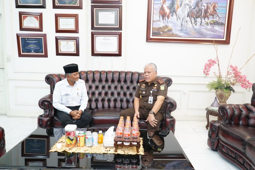 Menteri PU Berkunjung ke Kejati Sumut, Kordinasi Pengawalan Rehabilitasi Dampak Bencana