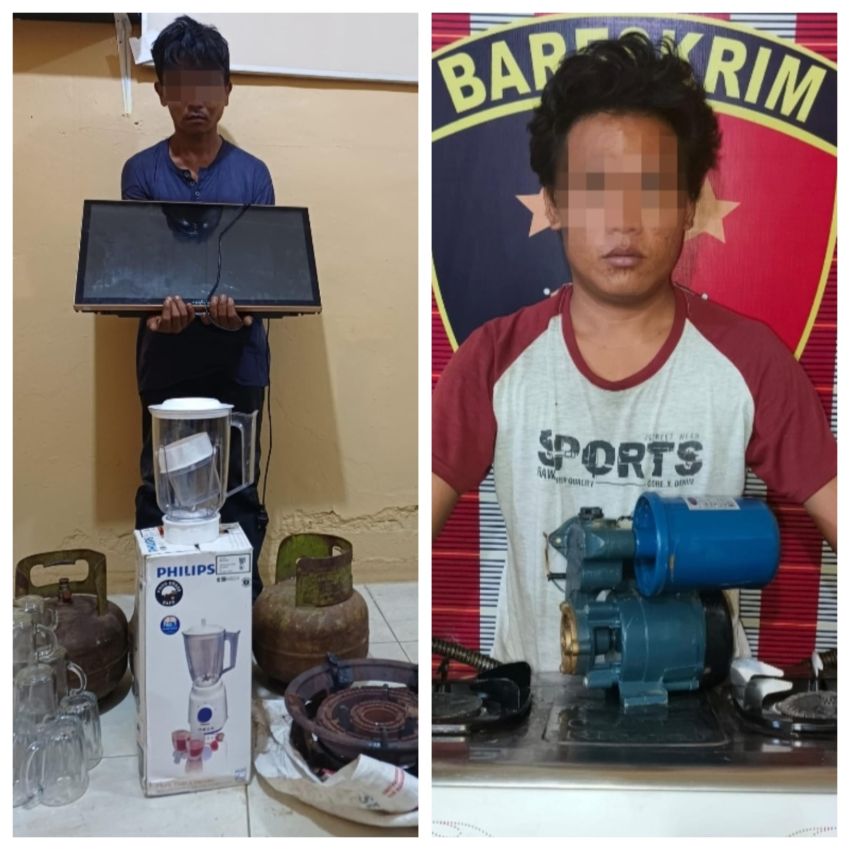 Gasak Kotak Amal Masjid dan Peralatan Warung, Dua Pemuda Dibekuk Polisi di Tapteng