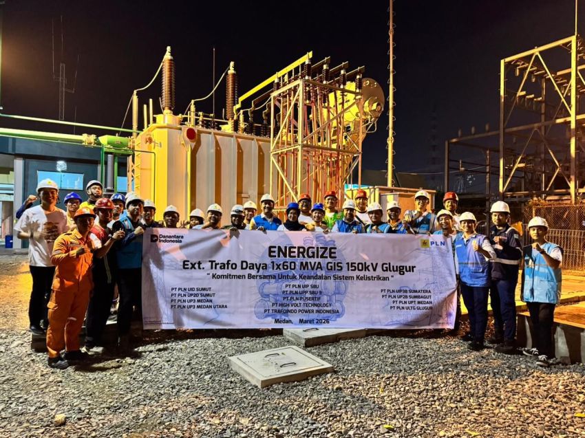Perkuat Keandalan Listrik Medan, PLN Operasikan Trafo Daya 60 MVA di GIS Glugur