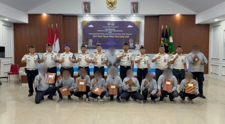 10 Orang Warga Binaan Rutan Kelas I Medan Dapatkan Remisi Khusus Hari Raya Nyepi