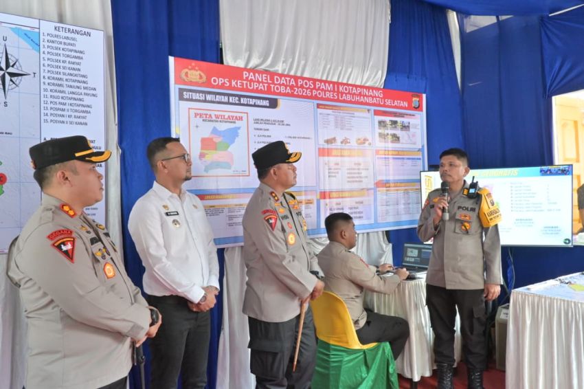 Kapolda Sumut Cek Arus Mudik di Labusel, Pantauan Real Time Andalkan Google Maps dan CCTV