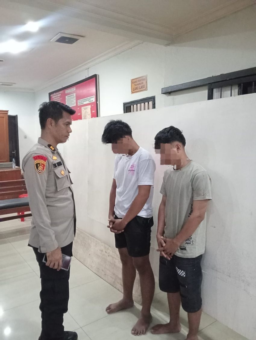 Empat Kali Beraksi, Polsek Medan Kota Ringkus Dua Warga Tembung Pelaku Curanmor