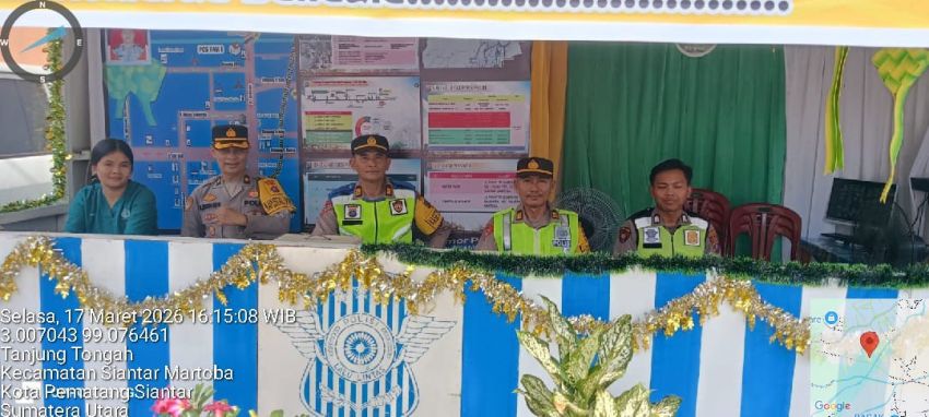 Pamatwil Polres Pematangsiantar Pastikan Kesiapan Personel Pos Pam Sigagak