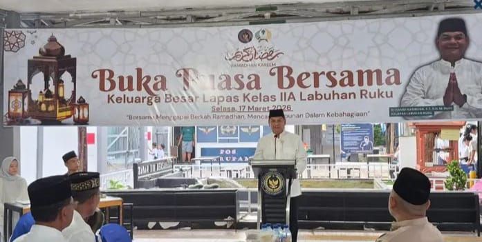Lapas Labuhan Ruku Gelar Buka Puasa Bersama, Pererat Kebersamaan Pegawai dan DWP