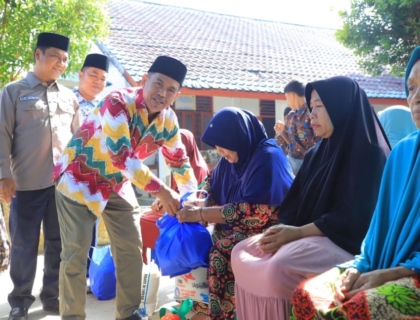Baznas Labura Bersinergi dengan SMA Kesuma Bangsa Londut, Santuni Ratusan Yatim dan Duafa