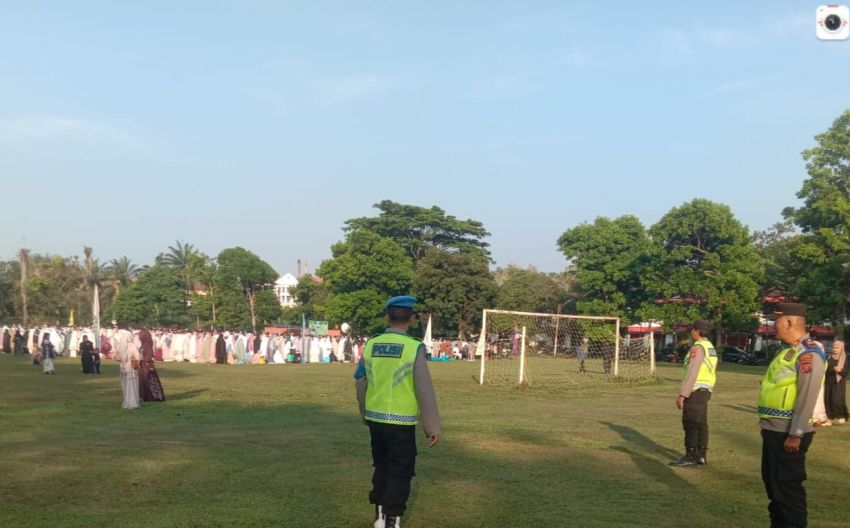 Polres Pematangsiantar Amankan Salat Idul Fitri Muhammadiyah di Tiga Lokasi