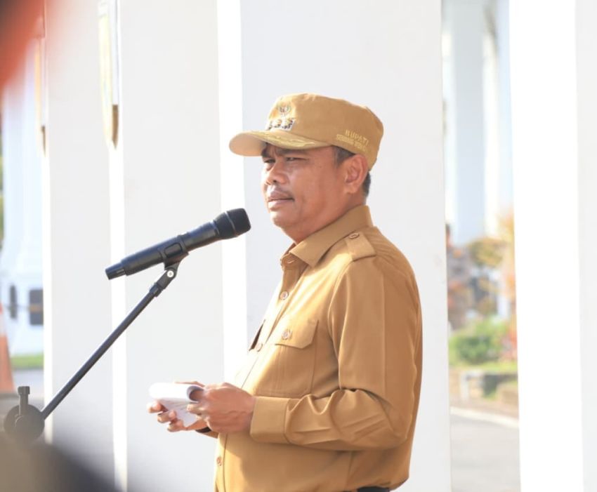 Pimpin Apel Pagi, Bupati Sergai Tegaskan Tak Ada Pungli dalam Perpanjangan Kontrak PPPK