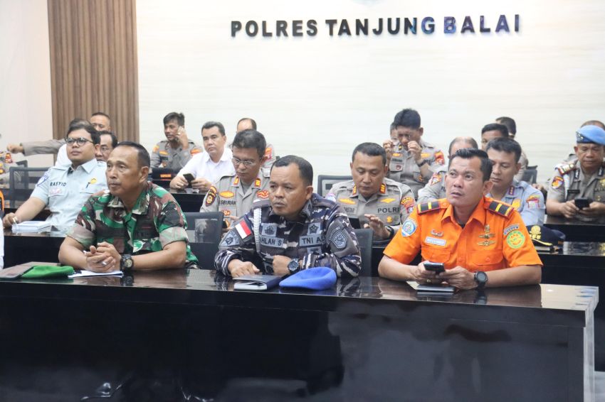 Sambut Lebaran 2026, Polres Tanjungbalai Ikuti Rakor Lintas Sektoral Operasi Ketupat Toba