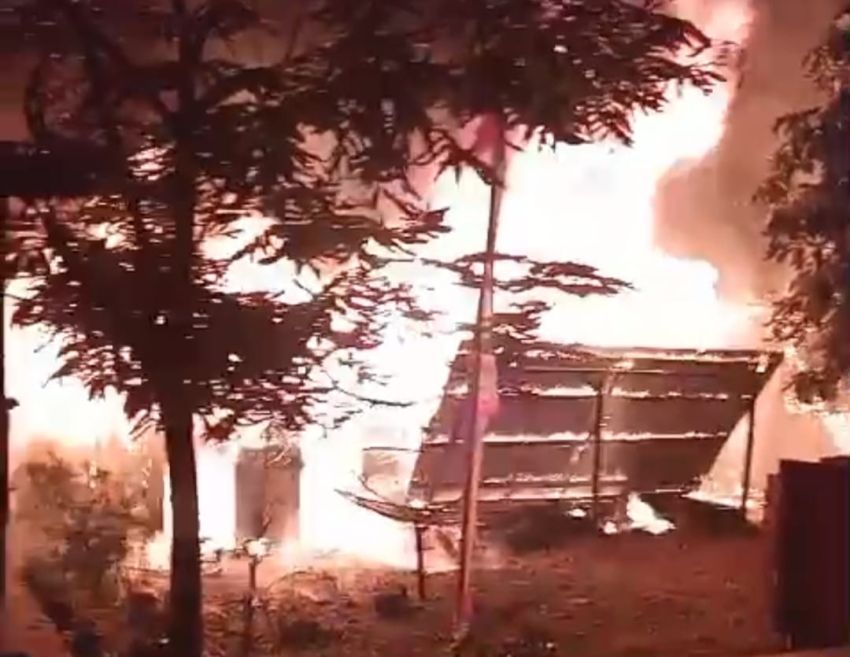 Empat Rumah Warga di Labura Ludes Terbakar