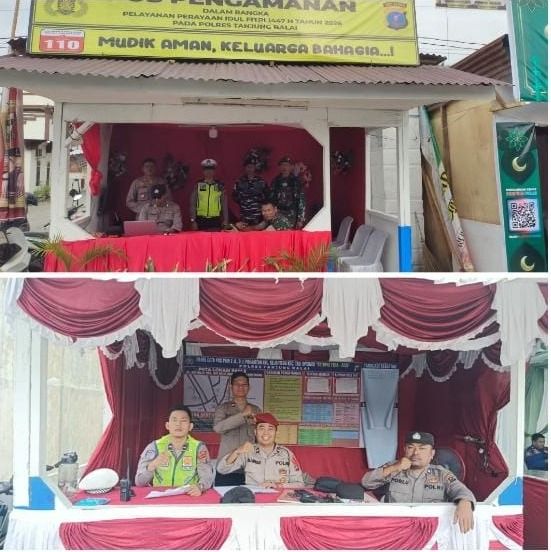 Polres Tanjungbalai Siaga di Pos Pam Dan Pos Yan Operasi Ketupat Toba 2026
