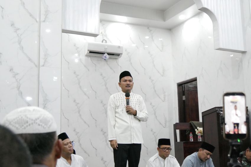 Wali Kota Mahyaruddin Salim Pimpin Safari Ramadan di Masjid Taqwa Tanjungbalai