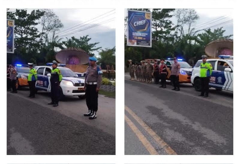 Polres Tanjungbalai Gelar Patroli Asmara Subuh Skala Besar