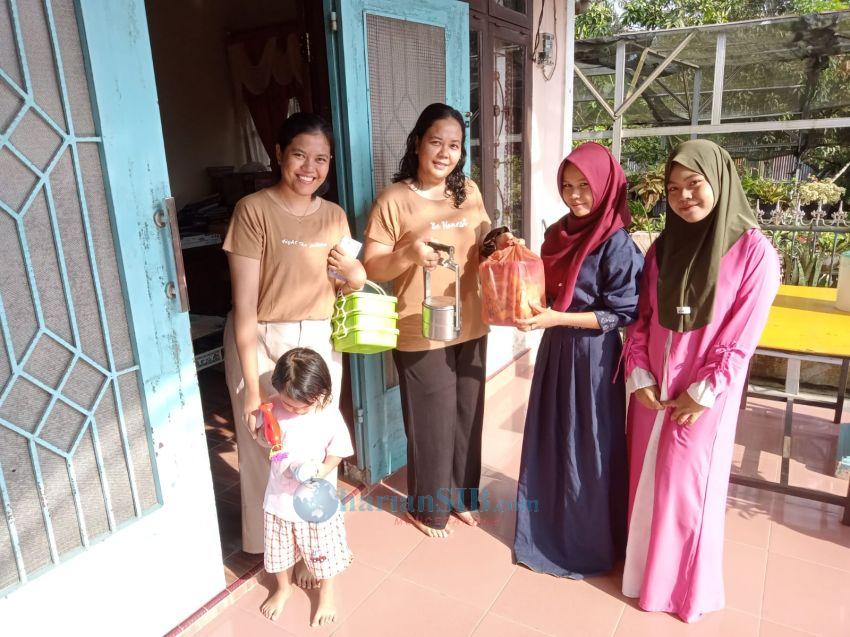 Tradisi Antar Makanan dan Kue Lebaran Masih Melekat di Tanjungbalai