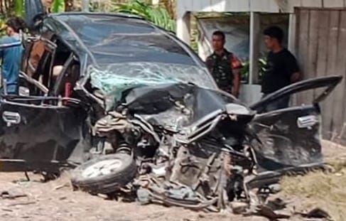 Sopir Mobil dan Truk yang Tabrakan di Sukajadi Labura Dirawat di RSUD Aekkanopan