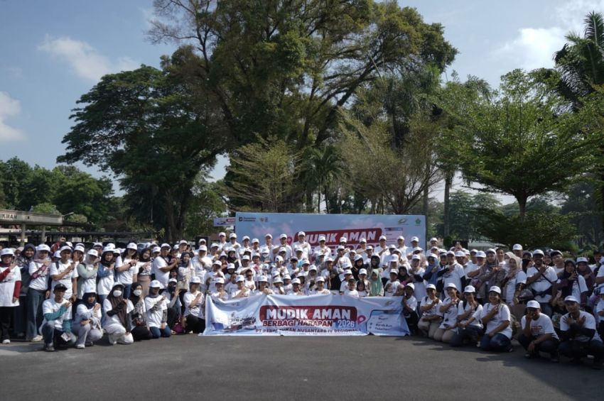 Sukacita Jelang Lebaran, Ribuan Peserta Mudik Gratis PTPN IV PalmCo Diberangkatkan Serentak