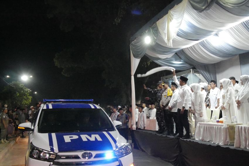 Wali Kota Lepas Pawai Malam Takbir Idul Fitri 1447 H/2026 M di Tanjungbalai