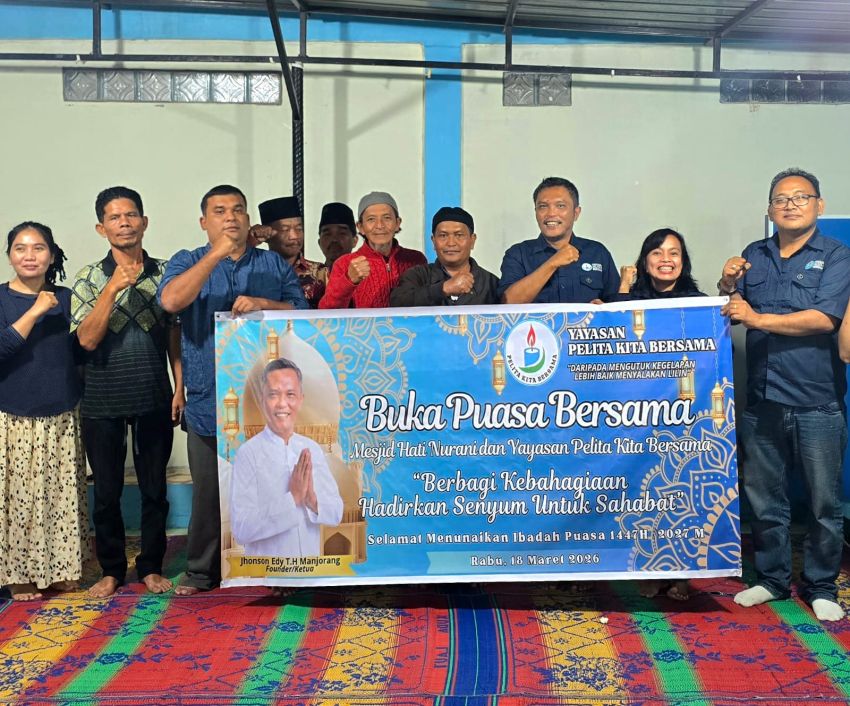 Yayasan Pelita Kita Bersama Gelar Buka Puasa Bersama di Masjid Hati Nurani