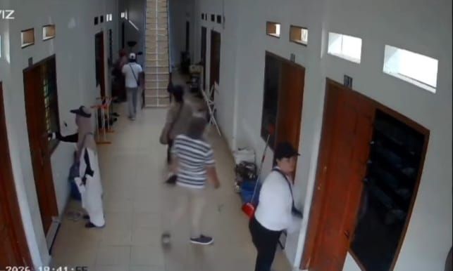 Viral di Medsos, Sejumlah OTK Gedor Kos-kosan di Medan Penghuni Kos Ketakutan