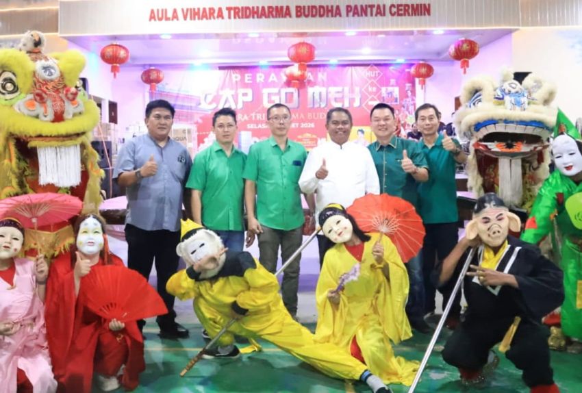 Hadiri Perayaan Cap Go Meh 2577, Bupati Sergai Ajak Masyarakat Perkuat Persaudaraan